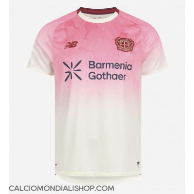 Maglie da calcio Bayer Leverkusen Eliesse Ben Seghir #17 Seconda Maglia 2025-26 Manica Corta Maglie da calcio Bayer Leverkusen Eliesse Ben Seghir #17 Seconda Maglia 2025-26 Manica Corta